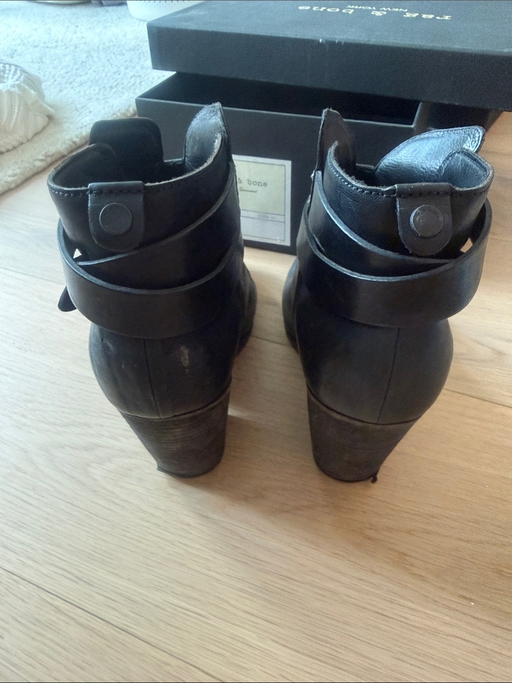 rag & bone black harrow boot - Picture 5 of 5